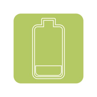 etiket pil güç elektrik dijital yükü, vektör çizim