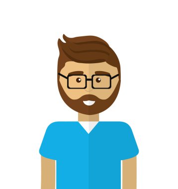 Hastane Doktor simge görüntüsünü, vektör çizim tasarım