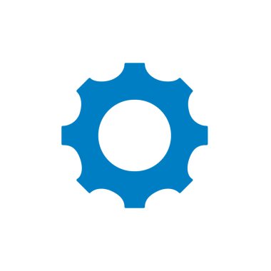 siluet dişli Mühendislik Sanayi işlem teknoloji vektör çizim