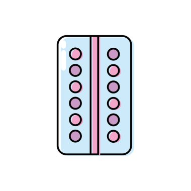 ilaç hap ilaç tedavisi vektör çizim için