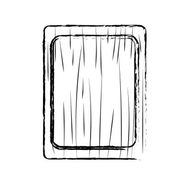 Kontur Kesme tahtası taze sebze, vektör çizim hazırlamak pratik