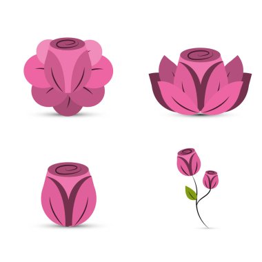 Bahar çiçeği simge görüntüsünü, vektör çizim tasarım