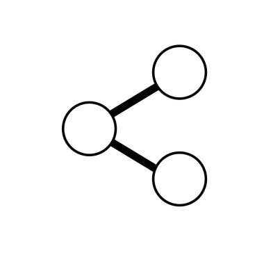 çizgi sosyal medya teknoloji bağlantısı vektör çizim paylaşmak