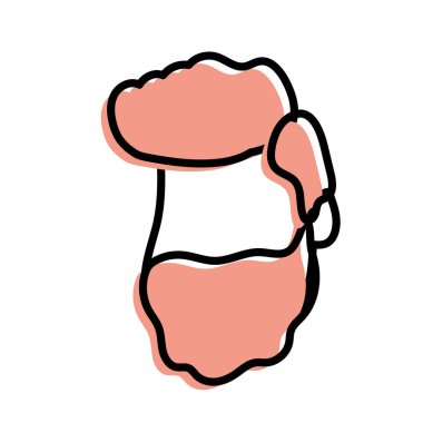 iyi adam yüz haistyle, vektör çizim tasarım ile