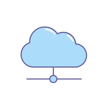 bulut veri bağlantısı ağ bilgi vektör çizim