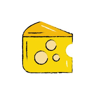 lezzetli peynir gıda besin vektör çizim ile