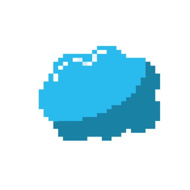 video oyunu bulut doğal hava vektör çizim