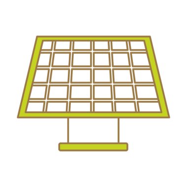 solar energy to care ecology and planet, vector illustration