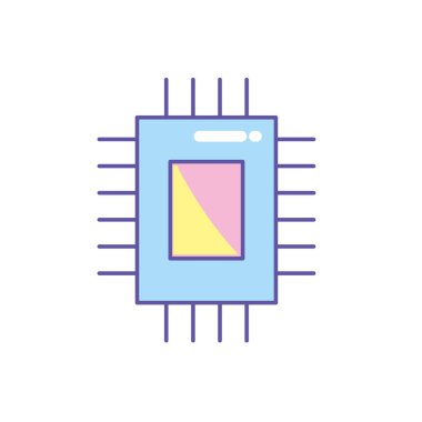 devre veri teknoloji merkezi sunucu vektör çizim için