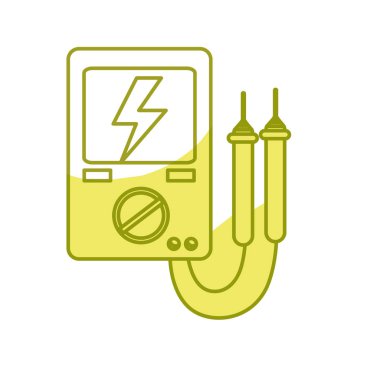 enerji logger metre elektrik gezegenin, vektör çizim