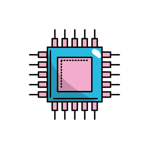 Batterij Technologie Energie Met Verbinding Generator Vectorillustratie — Stockvector