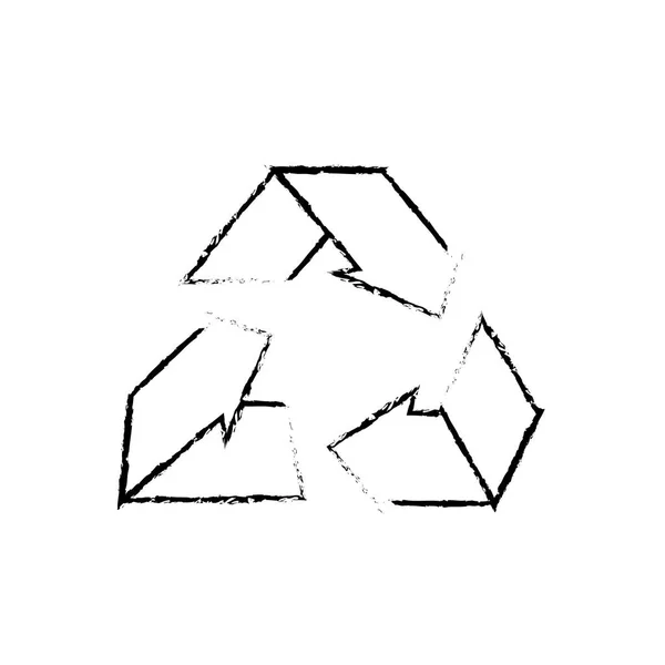 Rysunek Symbol Opieki Środowisko Ochrony Przyrody Planety Ilustracji Wektorowych — Wektor stockowy