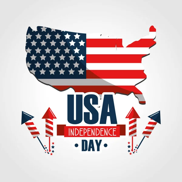 День Незалежності Стрілками Прапором Векторний Дизайн Ілюстрації — стоковий вектор
