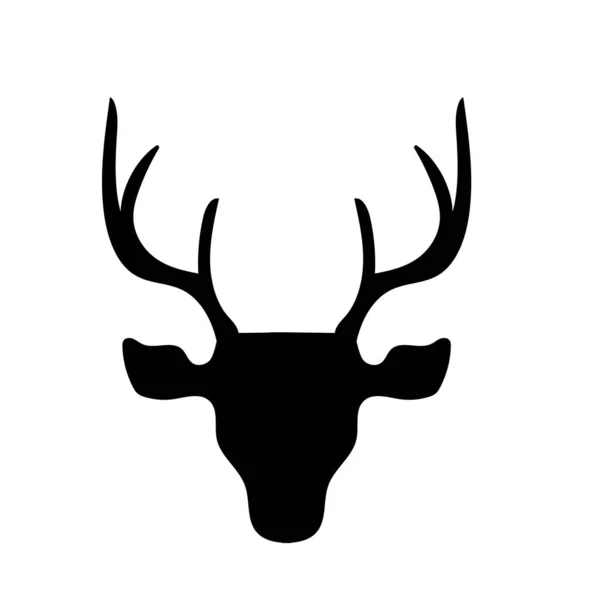 Deer Wild Animal Natural Reserve Vector Illustration — ストックベクタ