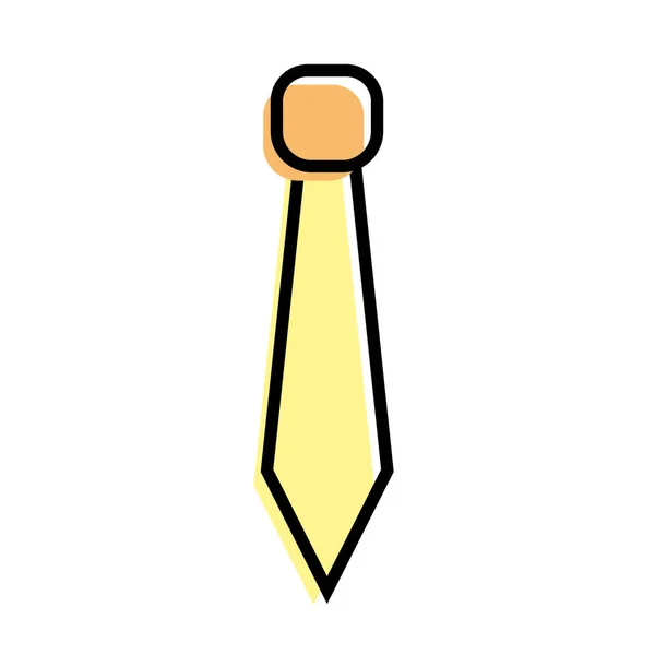 Corbata Elegante Para Usar Día Especial Ilustración Del Vector — Archivo Imágenes Vectoriales