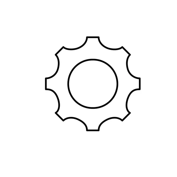 线齿轮工程行业工艺技术向量例证 — 图库矢量图片