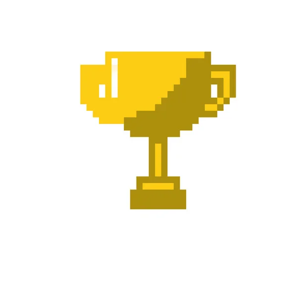 Trofeo Premio Taza Ganador Campeón Vector Ilustración — Vector de stock