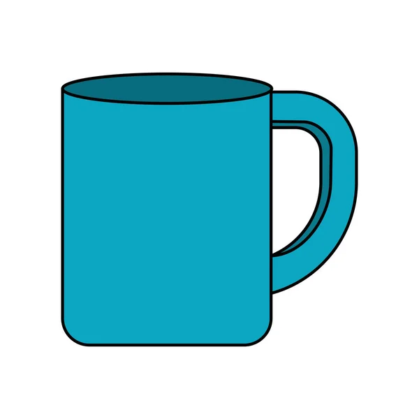 Tasse Boire Avec Beau Design Illustration Vectorielle — Image vectorielle