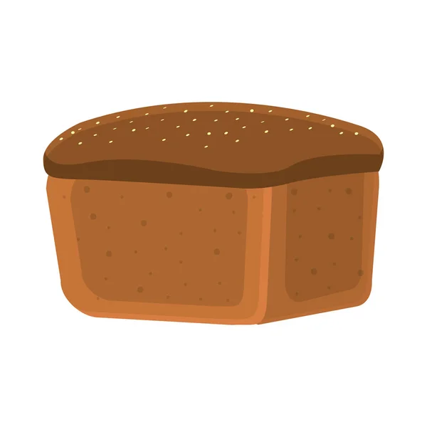 Smaczne Świeże Pieczywo Chleb Jedzenie Ilustracji Wektorowych — Wektor stockowy