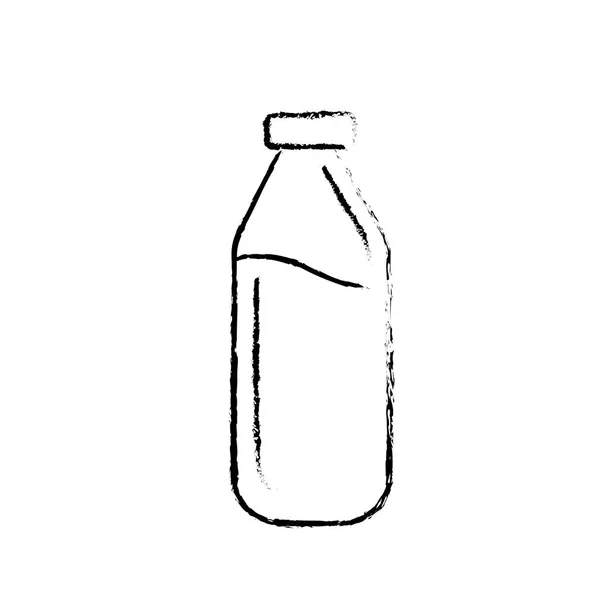 Figure Delicious Freshment Natural Juice Vector Illustration — Stock Vector