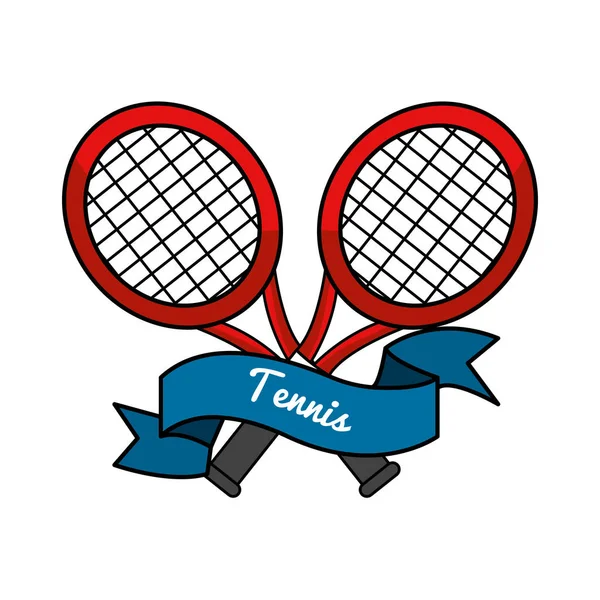 Иконка Игры Теннис Векторное Изображение — стоковый вектор