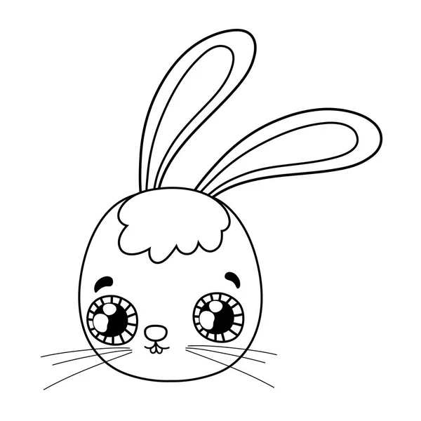 Joli Petit Lapin Illustration Vectorielle — Image vectorielle