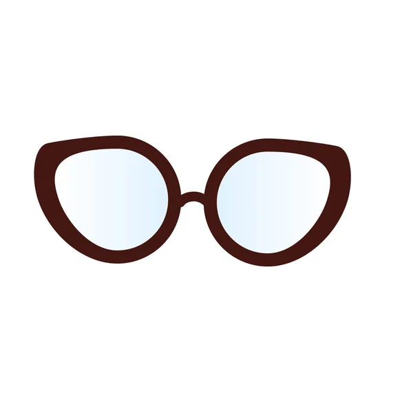 Glasses Use Eyes Vector Illustration — 스톡 벡터