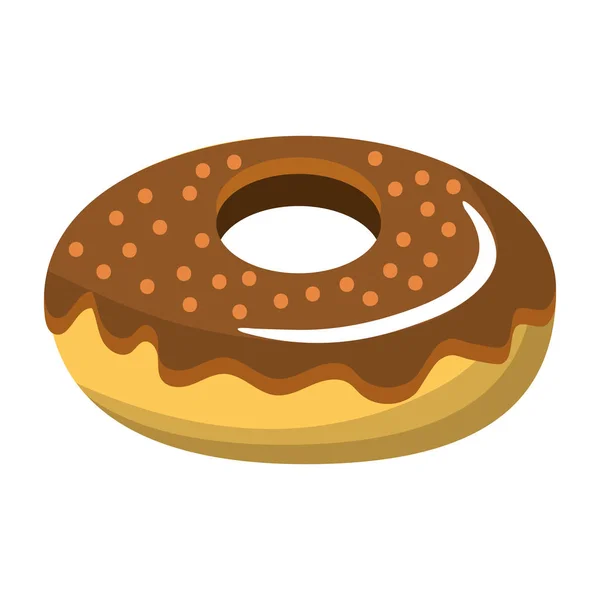 Dlicious Doce Donut Padaria Ilustração Vetorial —  Vetores de Stock