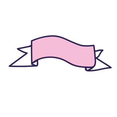 şirin şerit dekorasyon tasarım, görüntü illüstrasyon vektör