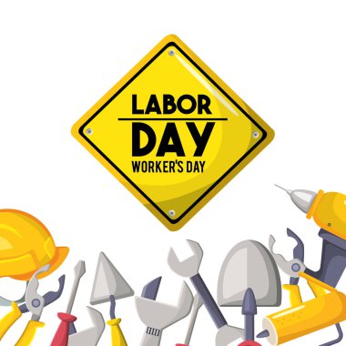 Mekanik emek araçlar arka plan tasarlamak vektör