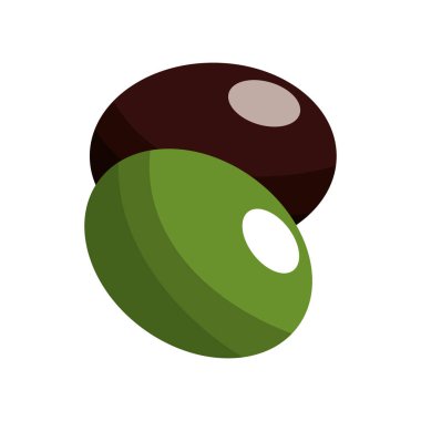 taze bezelye ve fasulye lezzetli organ yiyecek, vektör çizim