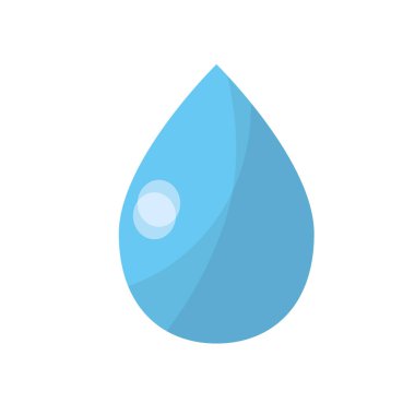 Su damla sembol çevre bakım vektör çizim için