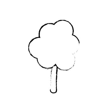 ekoloji bakım simge vektör çizim şekil doğal ağacına