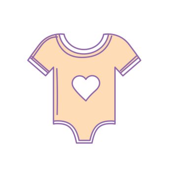 Bebek uyku vektör çizim için kullanılan giysiler