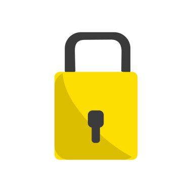 sacurity özel bir şey, vektör çizim için asma kilit