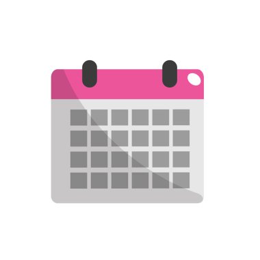 Takvim olayları illüstrasyon vektör önemli organizar için