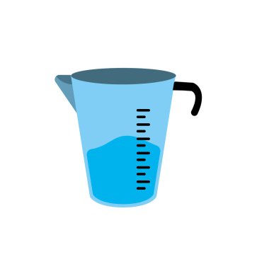 jar measures kitchen utensil object to cuisine vector illustration