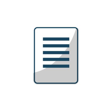 iş belgesi bilgileri ve sipariş evrak vektör illüstrasyon