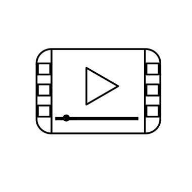 çizgi video dijital oyun medya ekran vektör çizim