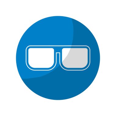 etiket güzel gözlük aksesuar için görebilirsiniz, vektör çizim