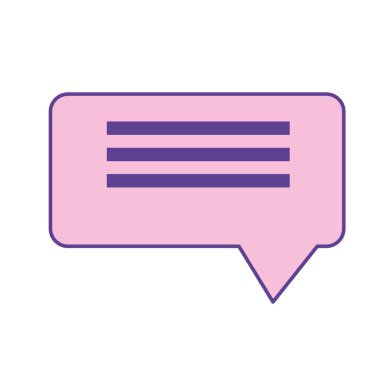 sohbet kabarcık iletişim notlar mesaj vektör çizim