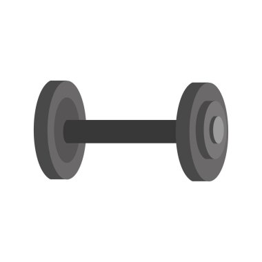 halter fitness aracı egzersiz ve eğitim vektör illüstrasyon yapmak