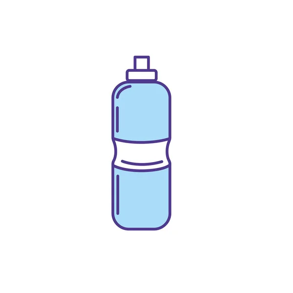 Botella Agua Para Reshness Ilustración Vectores Gimnasio — Archivo Imágenes Vectoriales