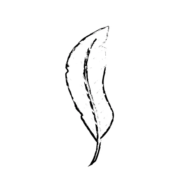 Figure Beauté Plume Style Avec Décoration Design Vectoriel Illustration — Image vectorielle