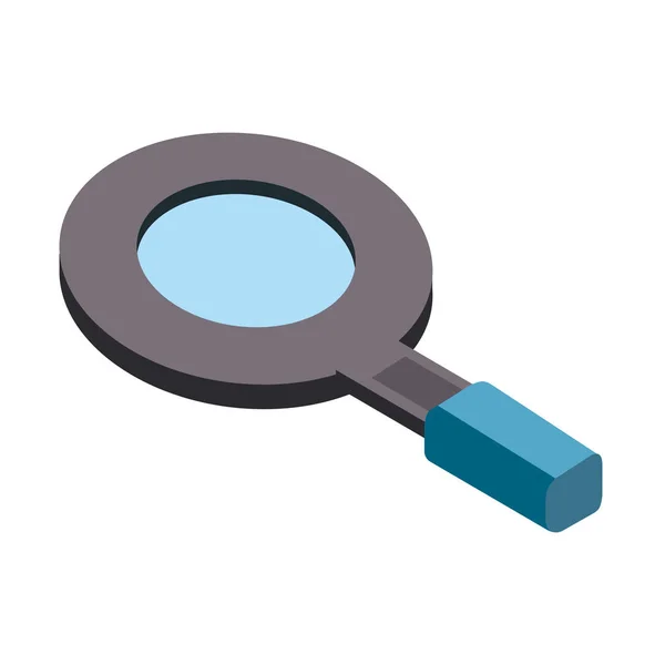 Μεγεθυντικό Εργαλείο Για Την Αναζήτηση Και Εξερεύνηση Εικονογράφηση Διάνυσμα — Διανυσματικό Αρχείο