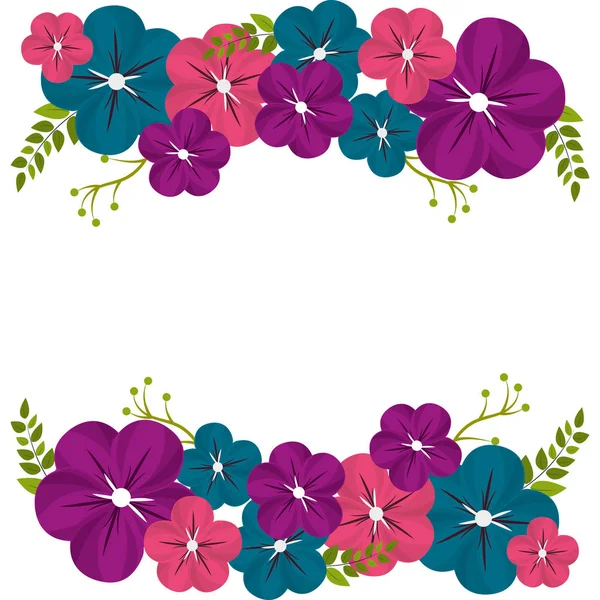 güzel bahar çiçekleri kutsal kişilerin resmi, vektör çizim tasarım