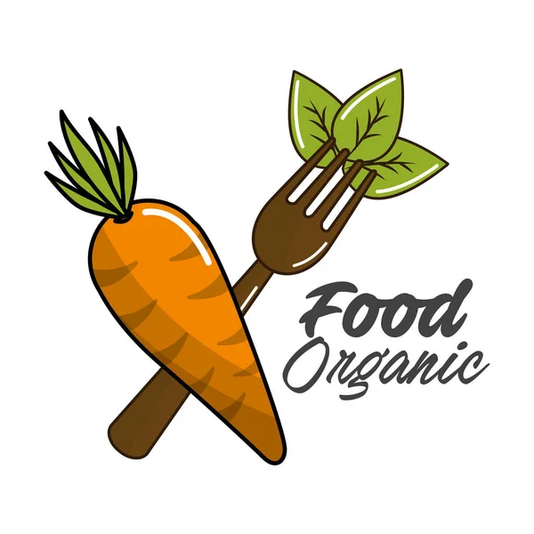 Biological Food Icon Stock Vector Illustration Design Image — Stock Vector