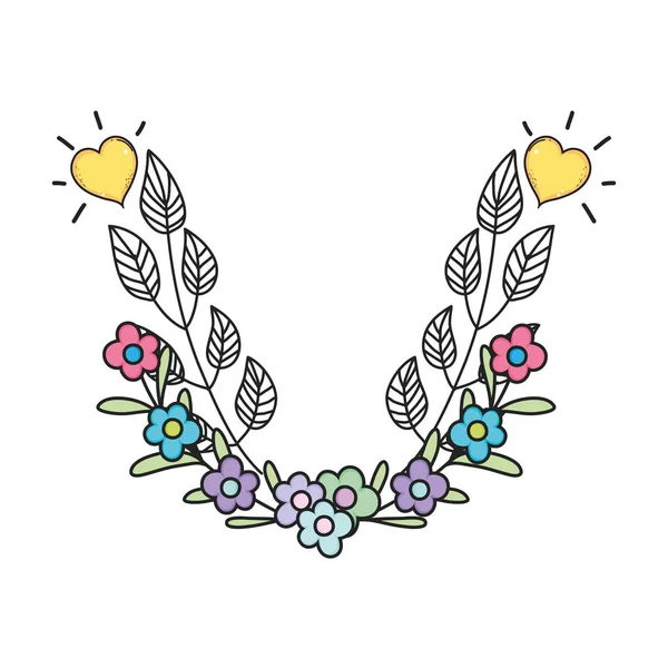 Sevgililer Günü tebrik kartı. Vektör illüstrasyonu