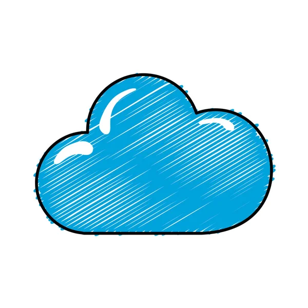 gökyüzü, vektör çizim tasarım güzel bulut hava