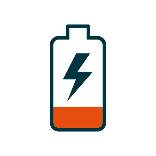电池功率电动数字充电 矢量插图 — 图库矢量图片